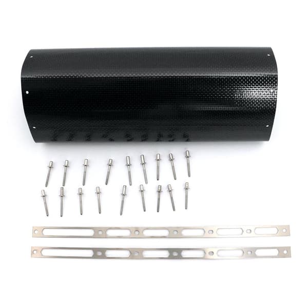 Akrapovic Muffler Sleeve Kit Ref:p-rks592r350 Musta