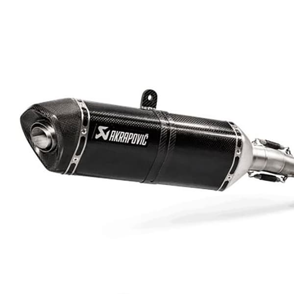 Akrapovic Äänenvaimennin Racing Line Carbon Fiber Muffler Ref:m-r05202c Musta,Hopeinen