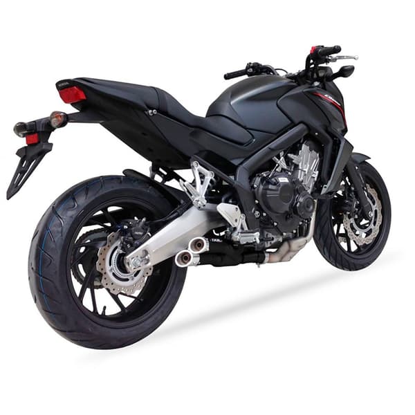 Ixil Homologeret Rustfrit Stål Full Line System Dual Hyperlow Xl Honda Cb 650 F 14-18/cb 650 R 19-20/cbr 650 F 15-18/cbr 650 R 19-20 Søvfarvet
