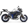 Miniatyrbild 2 av 5: Akrapovic Full Line System Racing Steel&carbon Yzf-r25 14-18/mt-03 16-17 Ref:s-y3r1-apc Silver