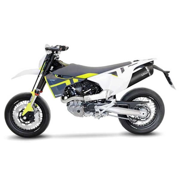 Leovince Homologoitu Ruostumattomasta Teräksestä Ja Hiilestä Valmistettu äänenvaimennin Nero Husqvarna 701 Supermoto/enduro/lr 21-22...