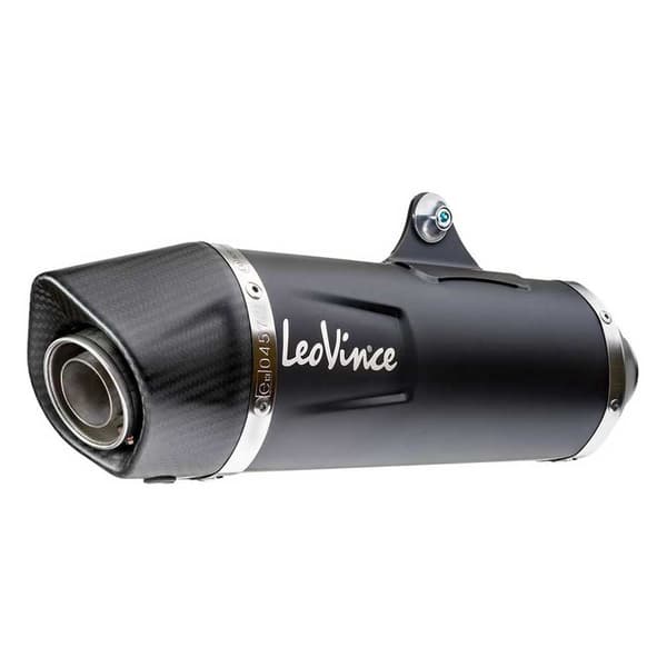 Leovince Homologoitu Ruostumattomasta Teräksestä Ja Hiilestä Valmistettu äänenvaimennin Nero Husqvarna 701 Supermoto/enduro/lr 21-22...
