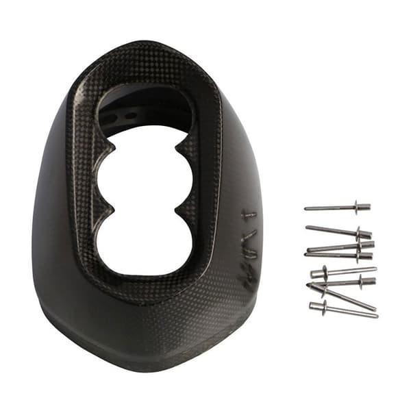 Akrapovic Ändkåpa Carbon V-ec150 Svart
