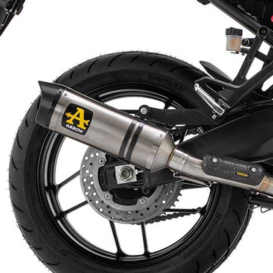 Arrow Titaani Hiilipäätykorkilla Yamaha Tracer Thunder 9 Gt ´21-22 Äänenvaimennin Hopeinen