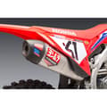 Pikkukuva 1 / 2: Yoshimura Usa Ei Homologoitua Ruostumatonta Terästä Ja Carbon Full Line-järjestelmä Signature Series Rs-12 Crf 250 R/rx 22 Hopeinen