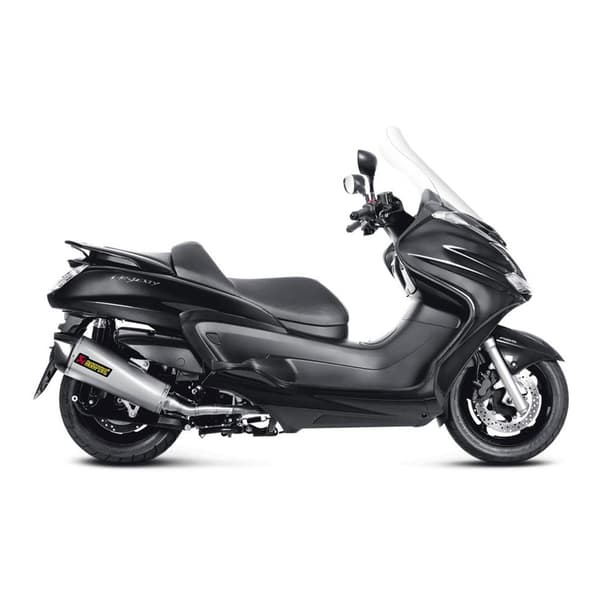 Akrapovic Lyddæmper Slip On Line Steel&carbon X-max 400/evolis 400/majesty 400 Ref:s-y4so10-hzaass Sort,Søvfarvet