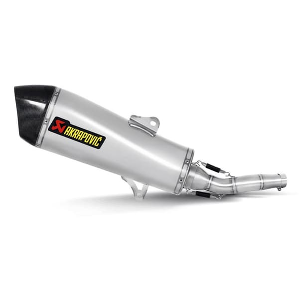 Akrapovic Äänenvaimennin Slip On Line Steel&carbon X-max 400/evolis 400/majesty 400 Ref:s-y4so10-hzaass Musta,Hopeinen