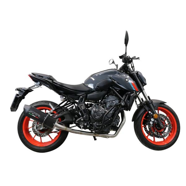 Gpr Exhaust Systems Homologeret Full Line System Furore Evo4 Poppy Yamaha Mt 07 21-22 Ref:e5.y.225.cat.fp4 Sort
