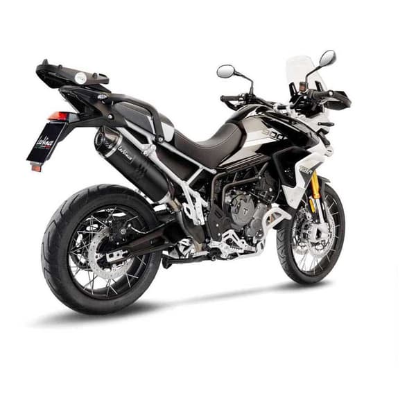 Leovince Homologerad Ljuddämpare I Rostfritt Stål Och Kol Lv One Evo Black Edition Triumph Tiger 900 Gt/rally/pro 20-22 Ref:14352eb Silver