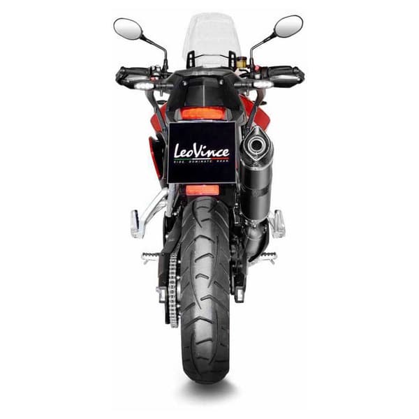 Leovince Homologerad Ljuddämpare I Rostfritt Stål Och Kol Lv One Evo Black Edition Triumph Tiger 900 Gt/rally/pro 20-22 Ref:14352eb Silver
