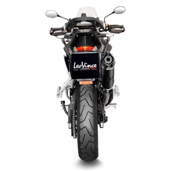 Leovince Homologerad Ljuddämpare I Rostfritt Stål Och Kol Lv One Evo Black Edition Triumph Tiger 900 Gt/rally/pro 20-22 Ref:14352eb Silver