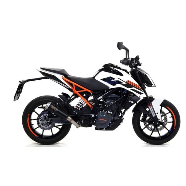 Arrow Linkkiputki Varastonkeräilijöille Ktm Duke 125 ´17-20 Hopeinen
