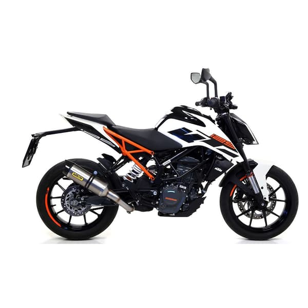 Arrow Linkkiputki Varastonkeräilijöille Ktm Duke 125 ´17-20 Hopeinen