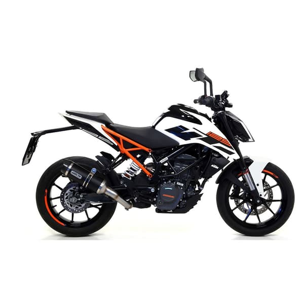 Arrow Linkkiputki Varastonkeräilijöille Ktm Duke 125 ´17-20 Hopeinen