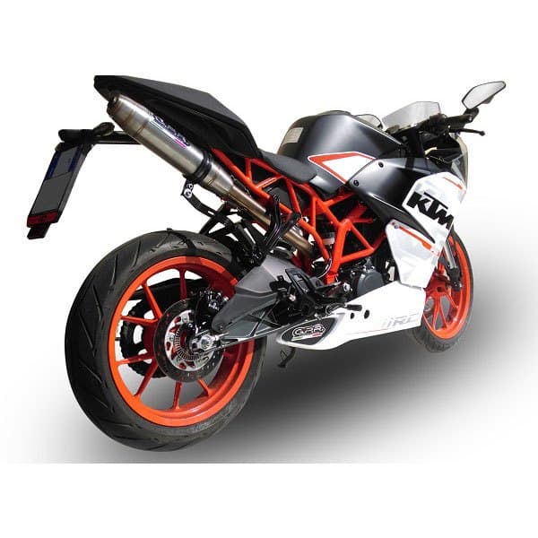 Gpr Exhaust Systems Ikke Homologeret Lyddæmper Deeptone Inox Slip On Rc 390 15-16 Søvfarvet