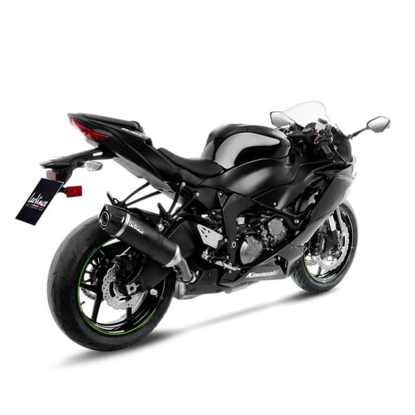 Leovince Homologoitu Hiilivaimennin Lv One Evo Kawasaki Zx-6r Ninja 19-20 Ref:14307e Hopeinen