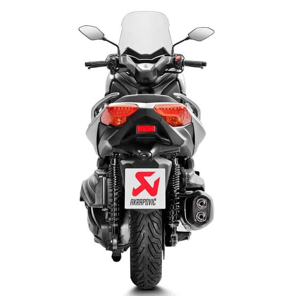 Akrapovic Ljuddämpare Slip On Line Stainless Steel/carbon Fiber Muffler X-max 400 18 Ref:s-y4so18-hraass Svart,Silver