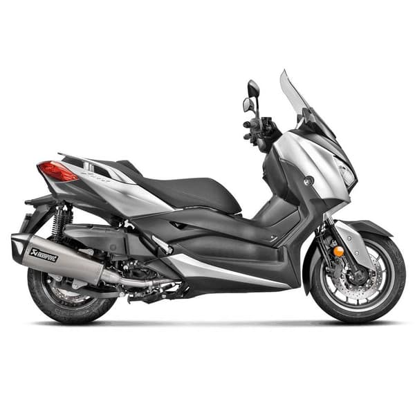 Akrapovic Ljuddämpare Slip On Line Stainless Steel/carbon Fiber Muffler X-max 400 18 Ref:s-y4so18-hraass Svart,Silver