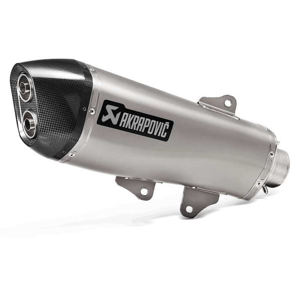 Akrapovic Ljuddämpare Slip On Line Stainless Steel/carbon Fiber Muffler X-max 400 18 Ref:s-y4so18-hraass Svart,Silver