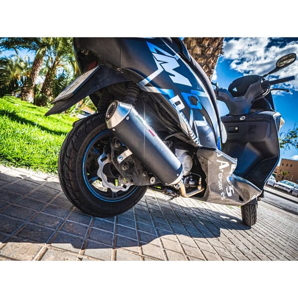 Gpr Exhaust Systems Evo 4 Downtown 300 09-14 Fuld Linje System Downtown 300 09-14 Homologeret Sort