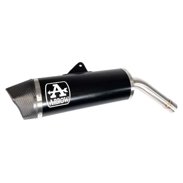 Arrow Mørk Aluminium Med Kulstof Endedæksel Bmw F Maxi Race-tech 850 Gs ´18-20 Lyddæmper Søvfarvet