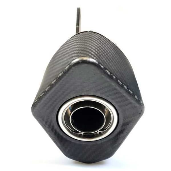Arrow Mørk Aluminium Med Kulstof Endedæksel Bmw F Maxi Race-tech 850 Gs ´18-20 Lyddæmper Søvfarvet