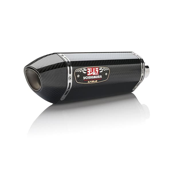 Yoshimura Usa Ikke Homologeret Rustfrit Stål Og Carbon Full Line System Race Series R-77 Works Finish Mt 07 14-21/yzf R7 22 Søvfarvet