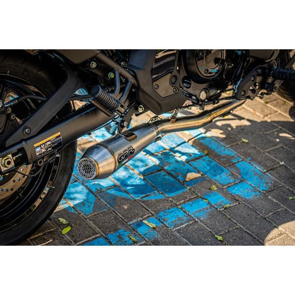 Gpr Exhaust Systems Homologoitu Full Line-järjestelmä Katalysaattorilla Ultracone Kawasaki Vulcan 650 S E5 21-22 Hopeinen