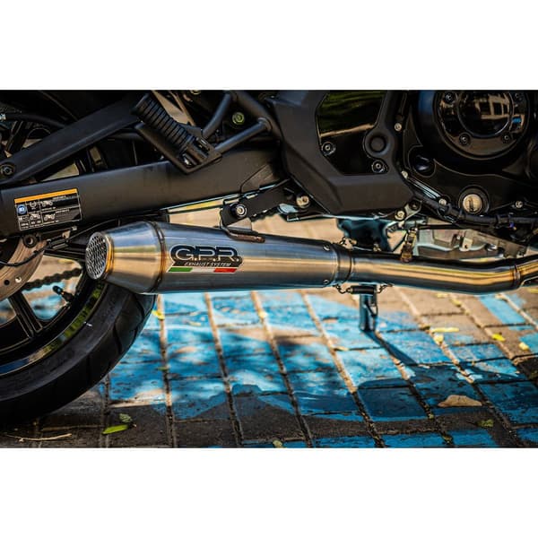 Gpr Exhaust Systems Homologoitu Full Line-järjestelmä Katalysaattorilla Ultracone Kawasaki Vulcan 650 S E5 21-22 Hopeinen