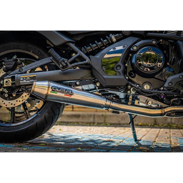 Gpr Exhaust Systems Homologoitu Full Line-järjestelmä Katalysaattorilla Ultracone Kawasaki Vulcan 650 S E5 21-22 Hopeinen