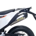 Pikkukuva 1 / 2: Arrow Alumiini Hiilipäätykorkilla Ktm Race-tech 690 Smc R/690 Enduro R ´19-21 Äänenvaimennin Hopeinen