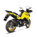 Miniatyrbillede 2 af 4: Leovince Homologeret Lyddæmper I Rustfrit Stål Og Kulstof Lv-12 Black Edition Suzuki V-strom 1050 Abs/xt 20-22 Ref:15303b Søvfarvet