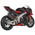 Pikkukuva 2 / 3: Akrapovic Titanium Ja Carbon Slip On-äänenvaimennin Aprilia Rsv4 1100 21-22 Ref:s-a10so13-rc Hopeinen