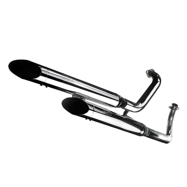 Leovince Homologoitu Kromattua Terästä Full Line System K02 Kawasaki Vn 1500 Classic 96-99/vn 1600 Classic 03-05 Ref:2286 Hopeinen
