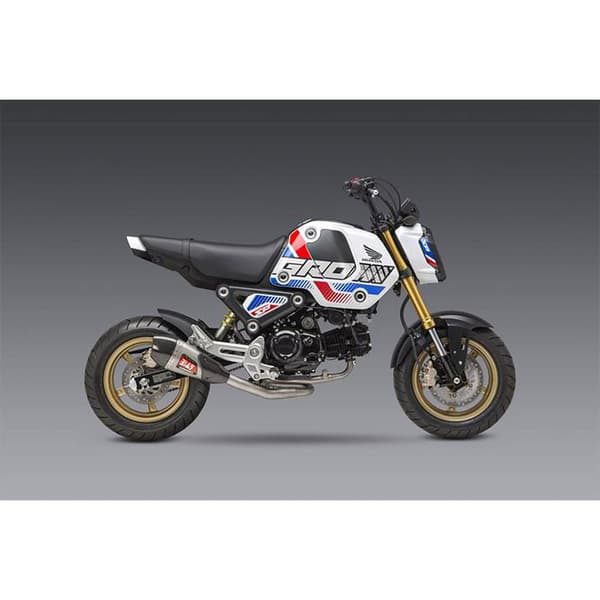 Yoshimura Usa Ei Homologoitua Ruostumatonta Terästä Ja Carbon Full Line-järjestelmä Rs9 Msx 125 Grom 21-22 Hopeinen