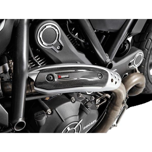 Akrapovic Värmesköld Kol Scrambler Cafe Racer 19 Ref:p-hsd12e3 Svart
