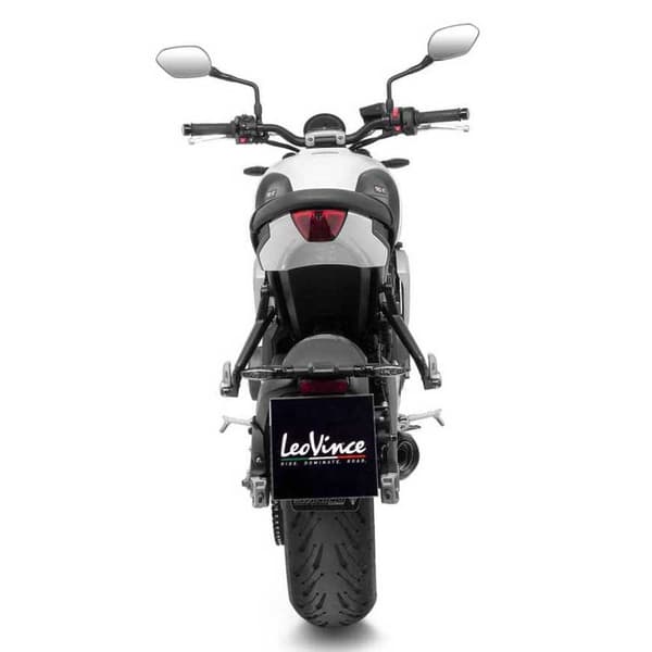 Leovince Homologoitu Ruostumattomasta Teräksestä Ja Hiilestä Leikattu Full Line-järjestelmä Lv One Evo Black Edition Triumph Tiger Sport 660...