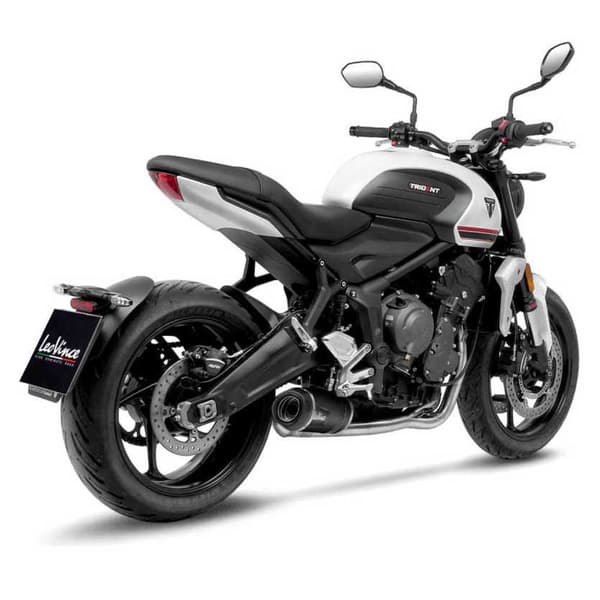 Leovince Homologoitu Ruostumattomasta Teräksestä Ja Hiilestä Leikattu Full Line-järjestelmä Lv One Evo Black Edition Triumph Tiger Sport 660...