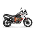 Miniatyrbillede 2 af 2: Leovince Homologeret Lyddæmper I Rustfrit Stål Og Kulstof Lv-12 Black Edition Ktm Ref:15300b Søvfarvet