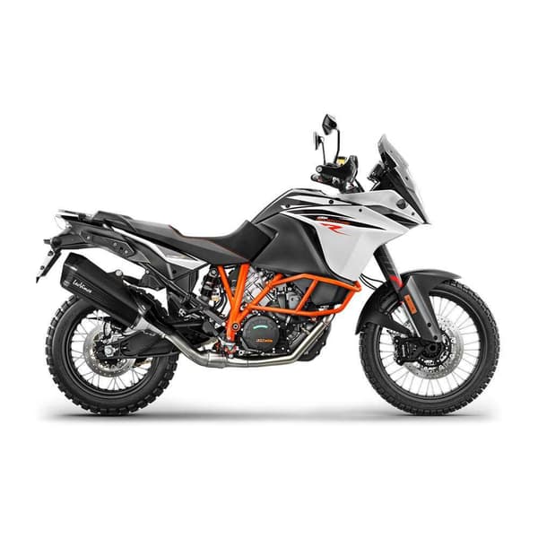 Leovince Homologeret Lyddæmper I Rustfrit Stål Og Kulstof Lv-12 Black Edition Ktm Ref:15300b Søvfarvet