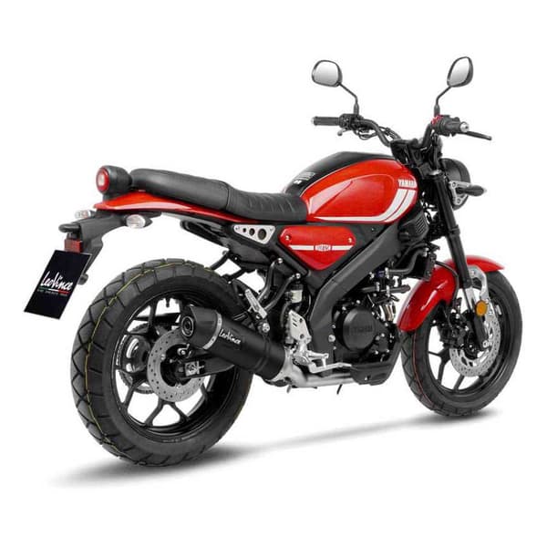 Leovince Homologeret Rustfrit Stål Og Kulstof Full Line System Lv One Evo Black Edition Yamaha Mt-125/xsr 125/yzf-r 125 21-22 Ref:14365ebk...