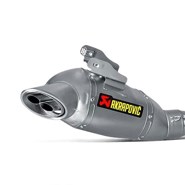 Akrapovic Äänenvaimennin Muffler Titanium Mt-07 Ref:m-haf00301t Hopeinen