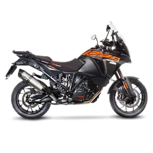 Leovince Lv One Evo Ktm 1090 Adventure/r 17-19/1290 Super Adventure R/s/t 17-20 Ref:14192e Homologerad Rostfritt Stål- Och Kolfiberljuddämpare...