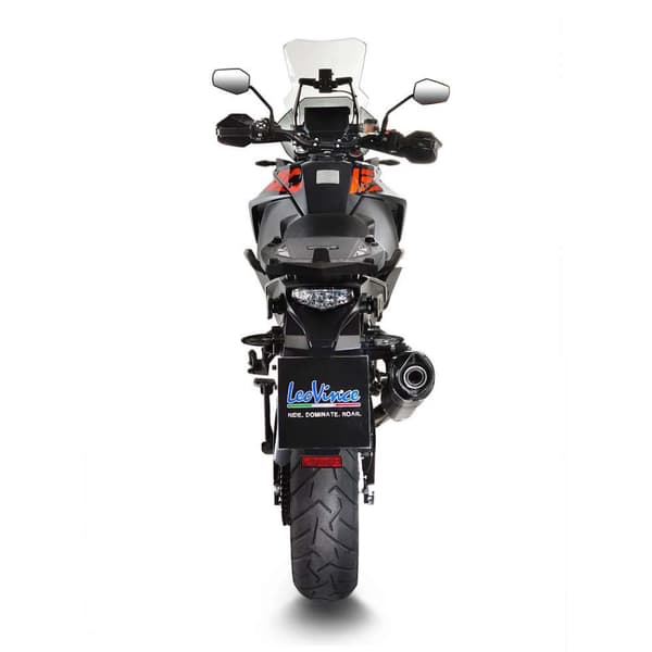 Leovince Lv One Evo Ktm 1090 Adventure/r 17-19/1290 Super Adventure R/s/t 17-20 Ref:14192e Homologerad Rostfritt Stål- Och Kolfiberljuddämpare...