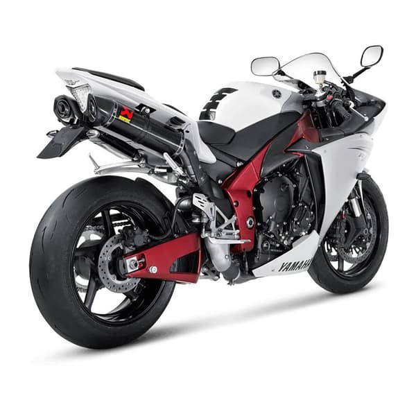 Akrapovic Line Carbon Yzf-r1 09-14 Ref:s-y10so10-hzc Homologeret Slip On Lyddæmper Sort Homologated