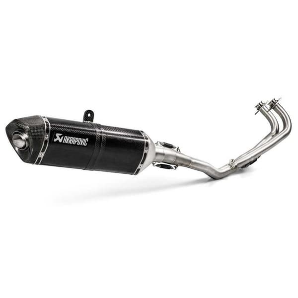 Akrapovic Racing Line Stainles Steel/carbon Fiber Maxsym Tl 20 Not Homologated Ref:s-sy5r1-rc Fullständigt Linjesystem Svart,Silver