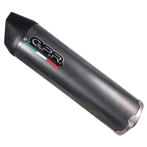 Gpr Exhaust Systems Furore Poppy Beta Rr 125 Enduro Lc 4t 10-18 Ref:bt.7.fupo Homologeret Oval Udstødning Sort Homologated