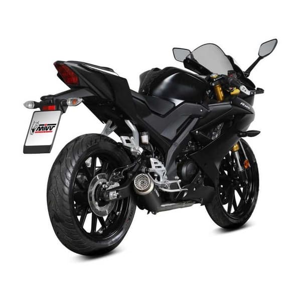 Mivv Gp Yamaha Mt-125 2020-24/yzf R125 2019-23 Y.067.lxbp Homologeret Fuldlinjesystem Gylden Homologated