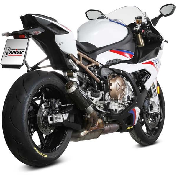 Mivv Mk3 Bmw S 1000 Rr 2019-24 B.036.lm3c Homologeret Slip On Lyddæmper Søvfarvet Homologated