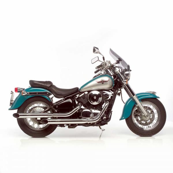Leovince Tubo Silvertail K02 Kawasaki Vn800 Classic 96-06 Ref:2207 Homologeret Lyddæmper Søvfarvet Homologated